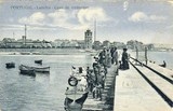 Postal antigo de Porto, Portugal: Leixões - cais de embarque​ | Portugal em postais antigos