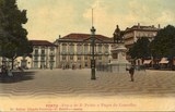 Postal antigo de Porto, Portugal: Praça de D. Pedro II​ | Portugal em postais antigos
