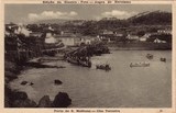 Bilhete postal do Porto de São Mateus, Angra do Heroísmo, Açores | Portugal em postais antigos