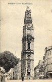 Postal antigo de Porto, Portugal: Torre dos Clérigos​ | Portugal em postais antigos