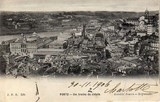 Postal antigo de Porto, Portugal: Um trecho da cidade​ | Portugal em postais antigos