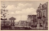 Bilhete postal ilustrado da Praça Marquês de Pombal em  Póvoa de Varzim | Portugal em postais antigos