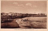 Bilhete postal ilustrado de Póvoa de Varzim: Praia dos pescadores | Portugal em postais antigos