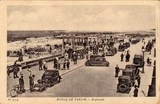 Bilhete postal ilustrado de Póvoa de Varzim: Esplanada | Portugal em postais antigos