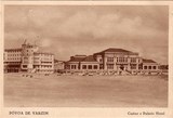 Bilhete postal ilustrado de Póvoa de Varzim: Casino e Palácio Hotel | Portugal em postais antigos