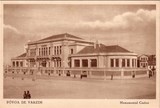 Bilhete postal ilustrado de Póvoa de Varzim: Monumental Casino | Portugal em postais antigos
