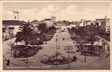 Bilhete postal ilustrado da Praça do Almada em  Póvoa de Varzim | Portugal em postais antigos