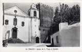 Bilhete postal de Óbidos, Igreja de São Tiago e Castelo | Portugal em postais antigos 