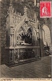 Bilhete postal ilustrado de Santarém, Túmulo de D.Duarte de Meneses | Portugal em postais antigos