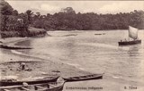 Bilhete postal ilustrado de São Tomé e Principe, Embarcações indígenas | Portugal em postais antigos