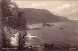 Bilhete postal ilustrado: Paisagem da Costa de São Tomé e Principe | Portugal em postais antigos