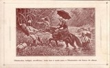Bilhete postal ilustrado das Missões Cucujães no Ultramar,  Obstáculos, fadifas, sacrifícios... tudo isso é nada | Portugal em postais antigos 