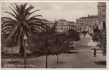 Bilhete postal ilustrtado de Setúbal, Avenida e Praça | Portugal em postais antigos