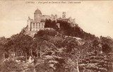 Bilhete postal ilustrado do Palácio da Pena, lado nascente​, Sintra | Portugal em postais antigos 