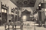 Bilhete postal ilustrado de Sintra, Sala dos Cisnes no Paço do Palácio Nacional | Portugal em postais antigos 