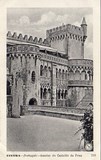 Bilhete postal ilustrado de Sintra, ​Ameias do Castelo da Pena | Portugal em postais antigos 
