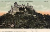 Bilhete postal ilustrado do Palácio Real da Pena, Sibtra  | Portugal em postais antigos 
