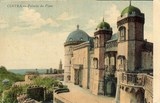 Bilhete postal ilustrado da ​Vista parcial do Palácio da Pena, Sintra | Portugal em postais antigos 