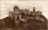 Bilhete postal ilustrado do Palácio da Pena, Sintra | Portugal em postais antigos 
