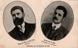 Bilhete postal de Manuel da Silva dos Reis e Alfredo Luiz da Costa, falecidos em 1908