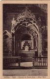 Bilhete postal antigo do Altar-mor, Igreja Santa Iria, Tomar  | Portugal em postais antigos