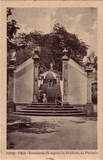 Bilhete postal antigo da Escadaria da Capela de Nossa Senhora da Piedade, Tomar | Portugal em postais antigos