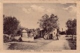 Bilhete postal antigo da Estrada de Marmelaes, Tomar | Portugal em postais antigos