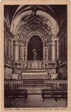 Bilhete postal ilustrado da Igreja São João Baptista, Tomar | Portugal em postais antigos
