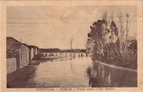 Bilhete postal ilustrado do Ponte sobre o rio Nabão, Tomar | Portugal em postais antigos