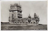 Bilhete postal antigo de Lisboa , Portugal: Torre de Bélem - 127