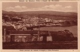 Bilhete postal da Vista parcial de Angra do Heroísmo, Açores | Portugal em postais antigos