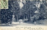 Bilhete postal antigo de Vizela, Parque - Avenida e coreto | Portugal em postais antigos